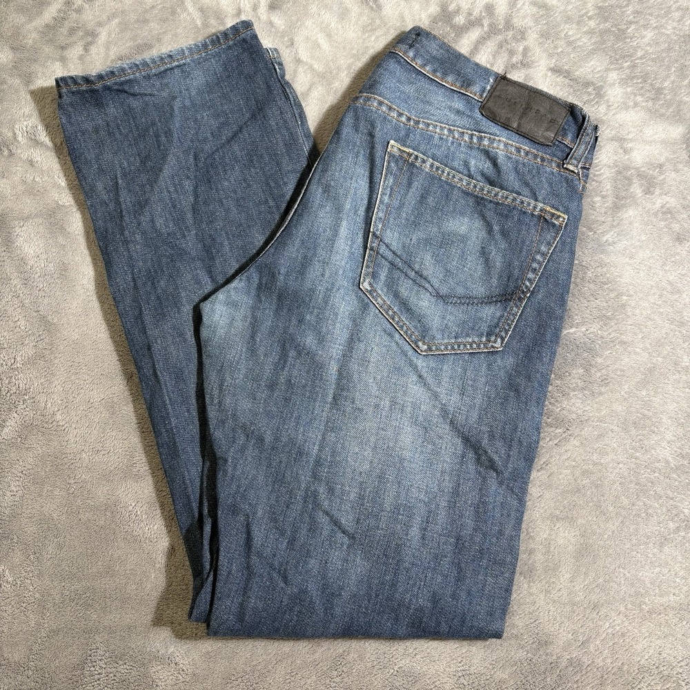 Bullhead Denim Co Jeans Men Size 31 X 32 Medium Blue Wash Slim Straight